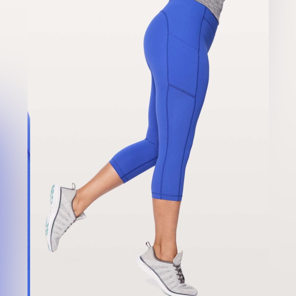 EUC Lululemon Speed Up Crop 21" 4